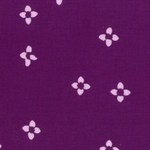 Me + You Indah Batik ~ Ditsy Floral in Purple ~ Hoffman ~ 1/2 yard