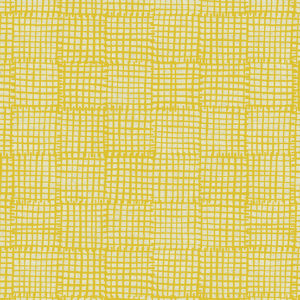 Grid in Yellow by Sarah Golden -ALN-8456-Y